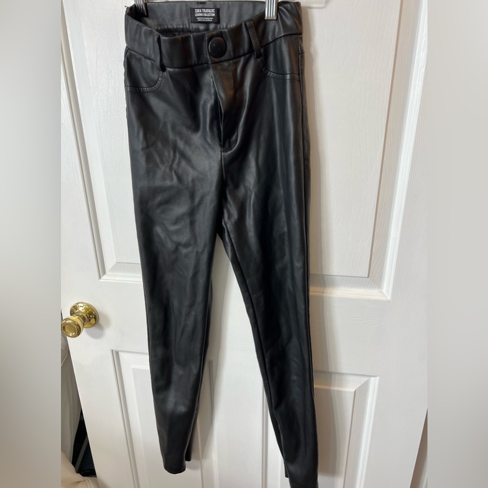 Zara leather pants